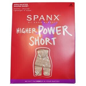 SPANX Higher Power Short high waisted shaper nude size 2X NEW